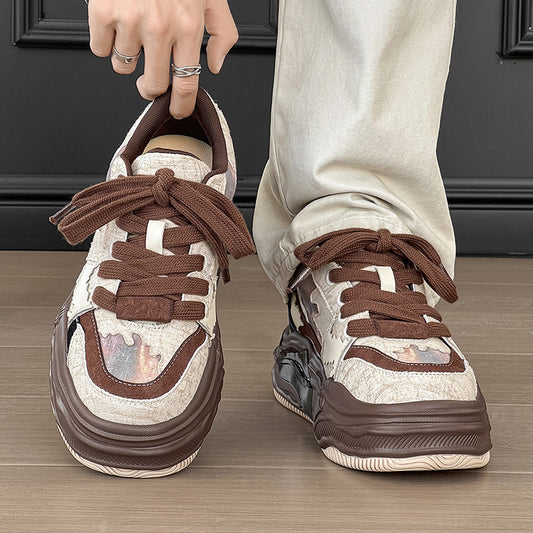 Thick-Soled Unisex Amber Style Melting sneakers