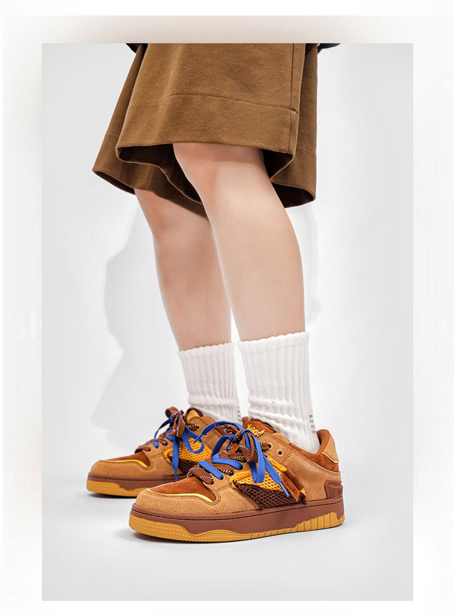 National Trend Retro Couple Skateboard Shoes