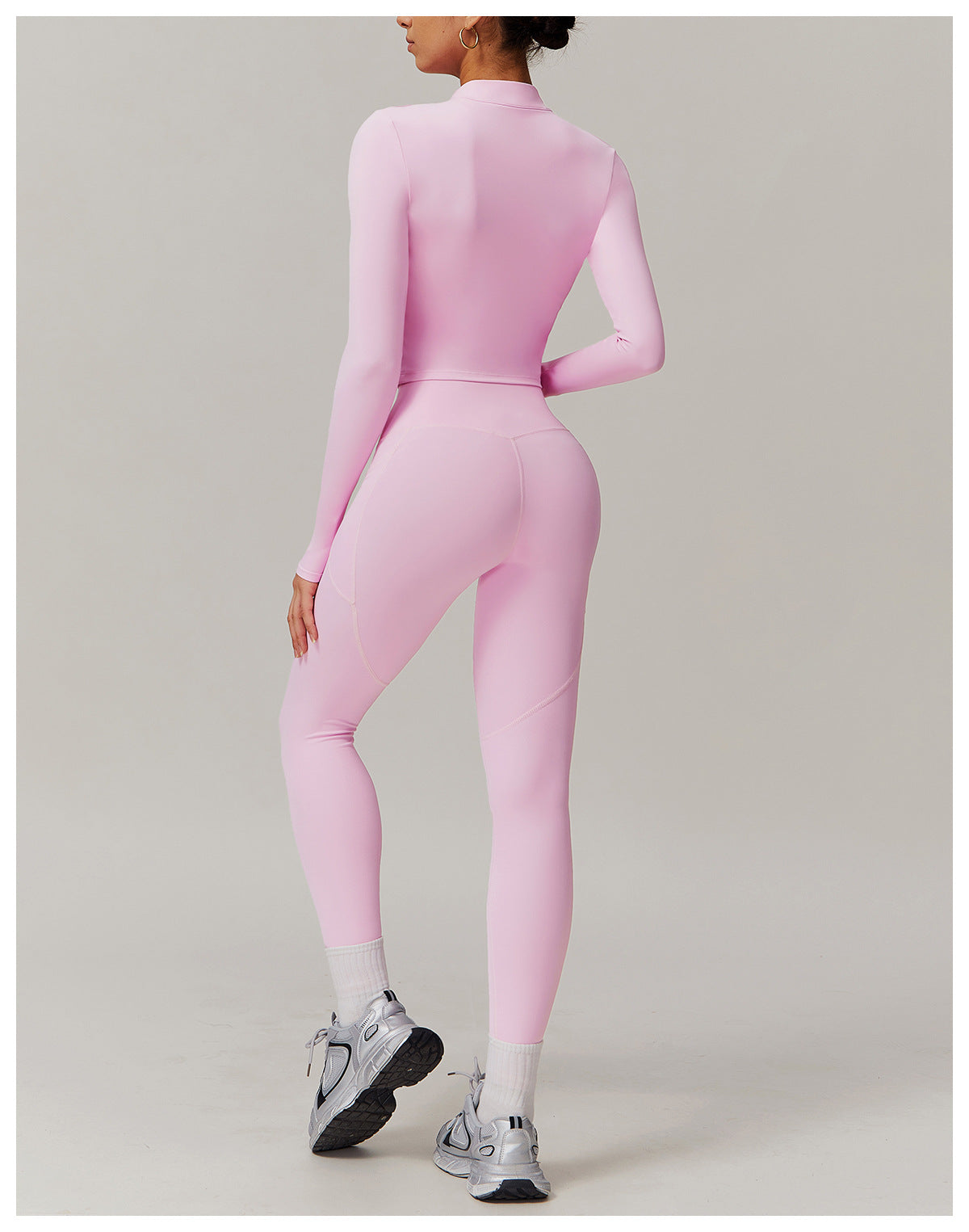 Cross-border cloud-feel quick-drying waist-slimming and comfortable yoga set, casual wear, running and fitness sports set 182