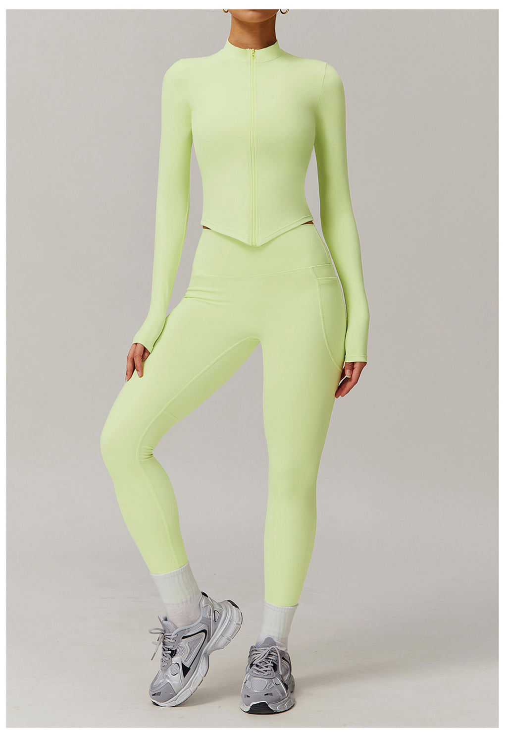 Cross-border cloud-feel quick-drying waist-slimming and comfortable yoga set, casual wear, running and fitness sports set 182