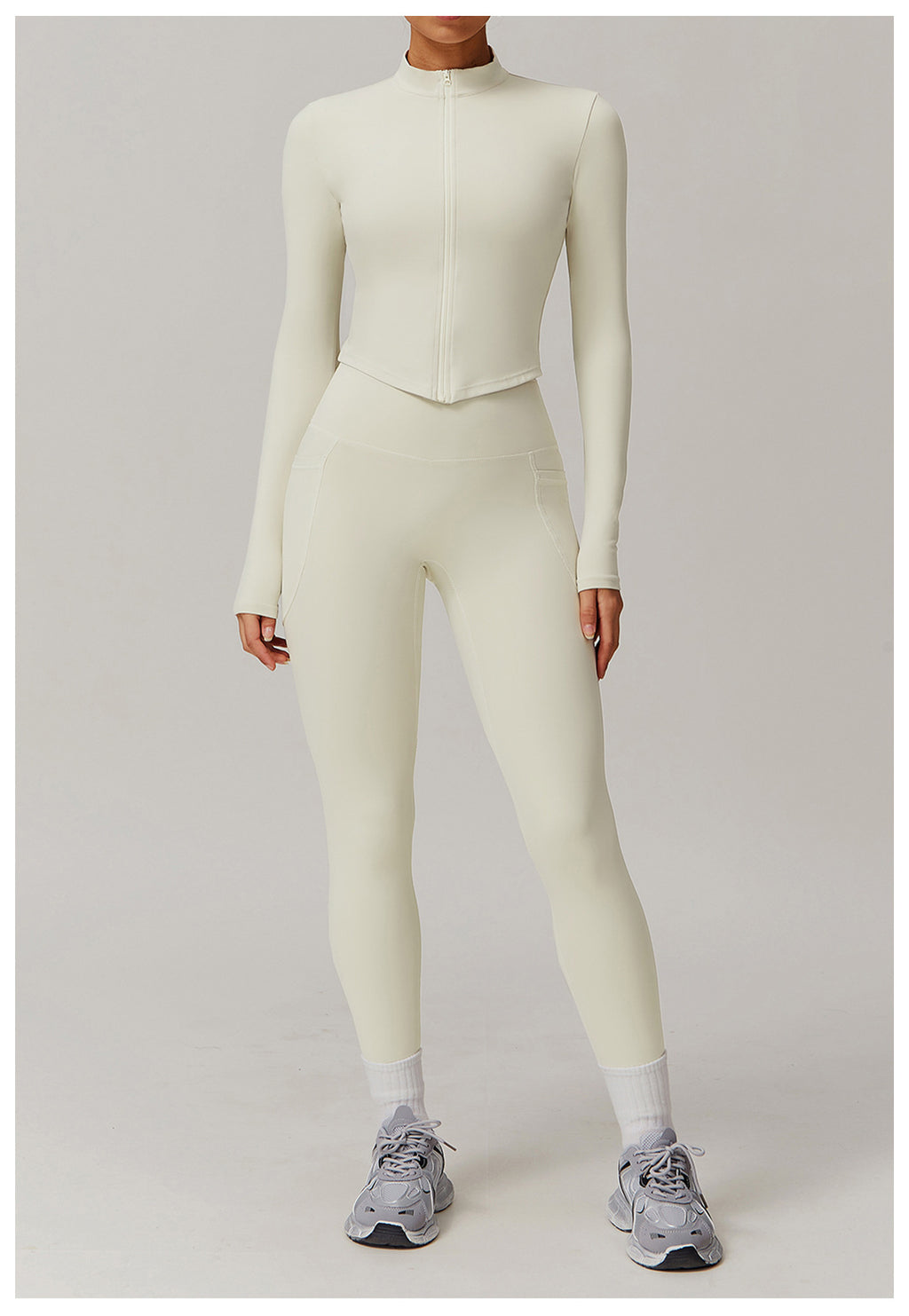 Cross-border cloud-feel quick-drying waist-slimming and comfortable yoga set, casual wear, running and fitness sports set 182