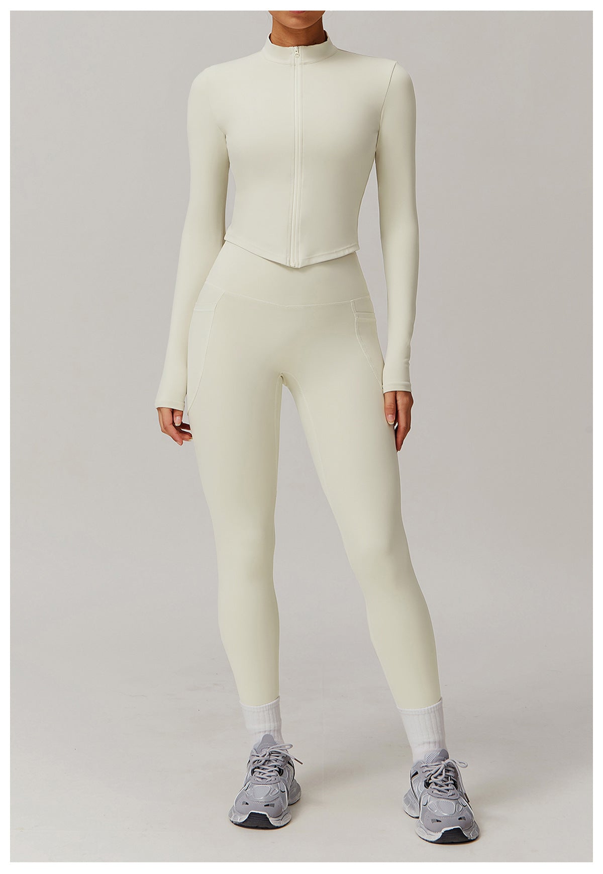 Cross-border cloud-feel quick-drying waist-slimming and comfortable yoga set, casual wear, running and fitness sports set 182