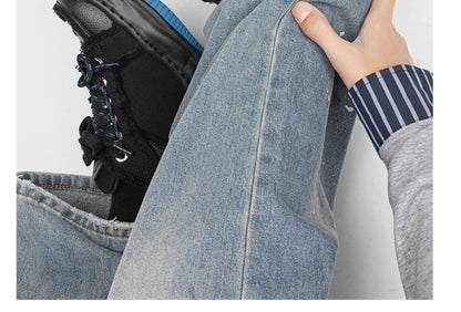 Lucky Clover Embroidered Platform Shoes