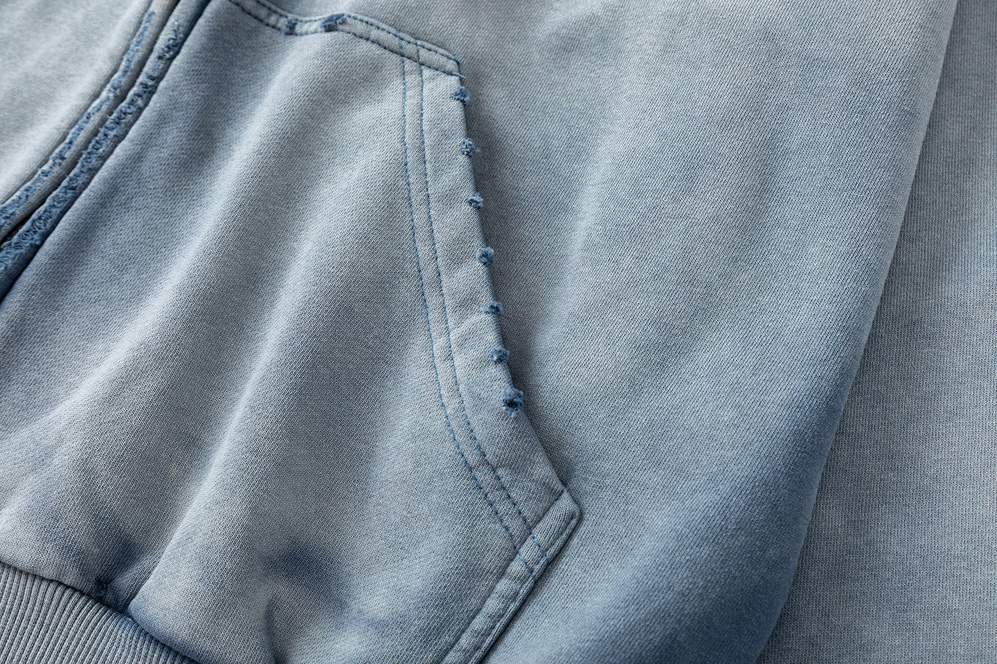 27362 American-style trendy washed distressed print short wide men's hooded cardigan sweatshirt jacket 148