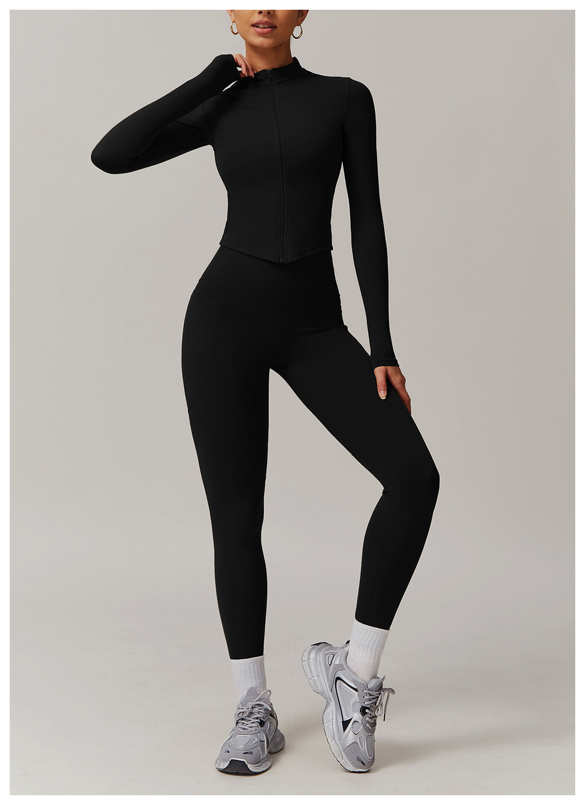 Cross-border cloud-feel quick-drying waist-slimming and comfortable yoga set, casual wear, running and fitness sports set 182