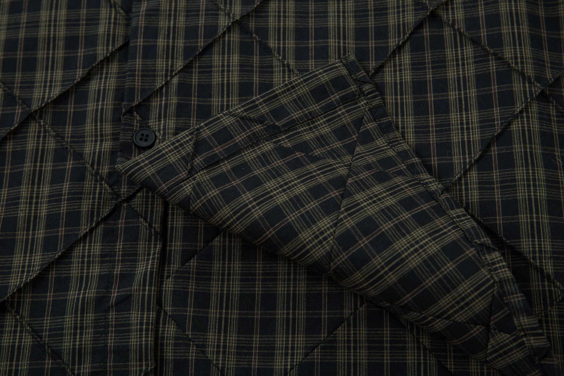 Spring New Arrival American Retro Loose-fitting Heavy-duty Striped Faux Two-piece Long-sleeved Shirt 167