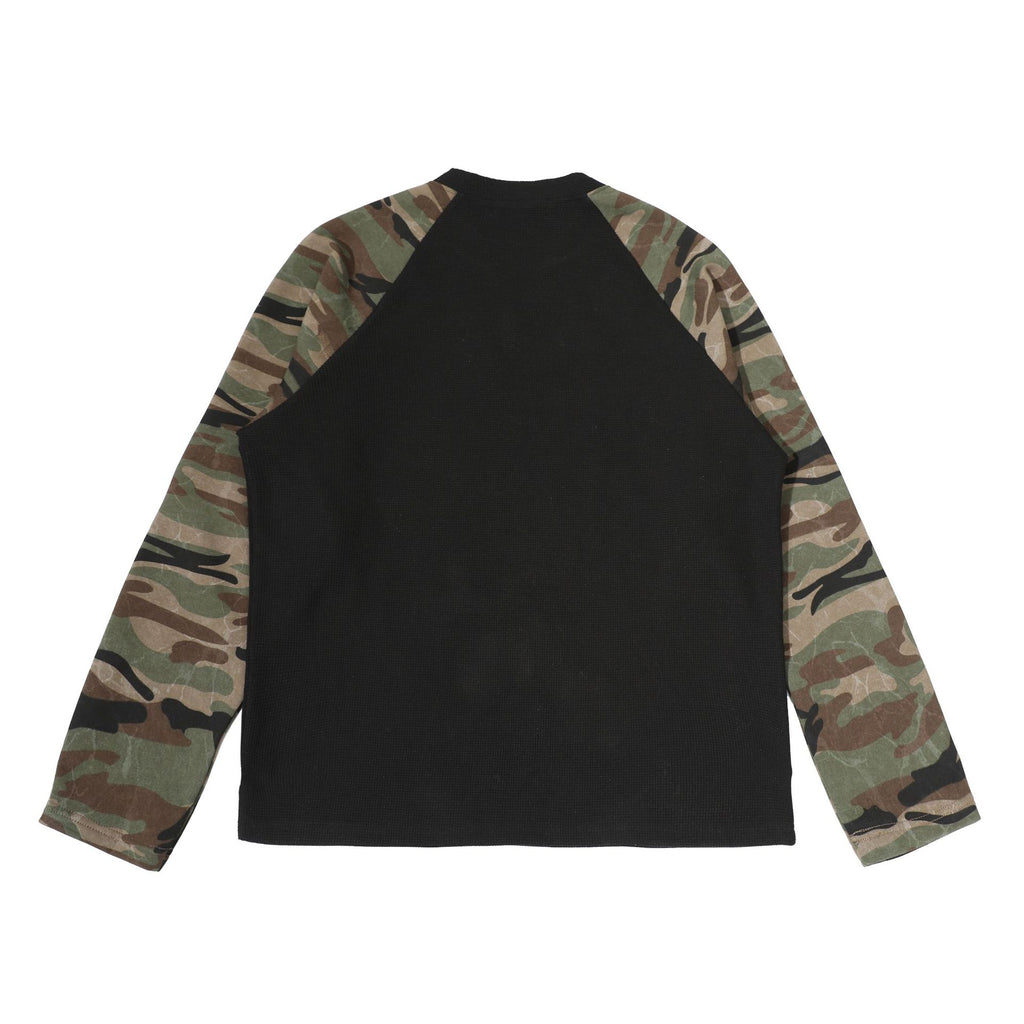New American Style Camouflage Sports Shirt with Raglan Sleeves, Men's and Women's 170