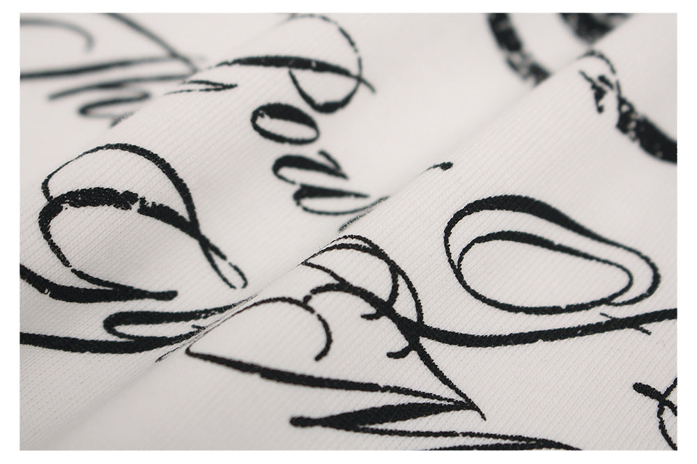 GLFS Subculture Crown Faux Two-Piece Couple Top Long Sleeve Trendy Streetwear Men's Sports Base Layer Autumn Sweatshirt 130