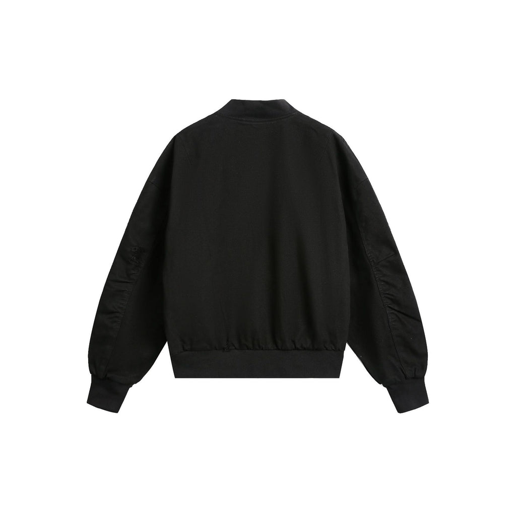 trendy brand, presents its 2025 Fall New American Retro Distressed Bomber Jacket/Baseball Jacket for Men and Women. 151