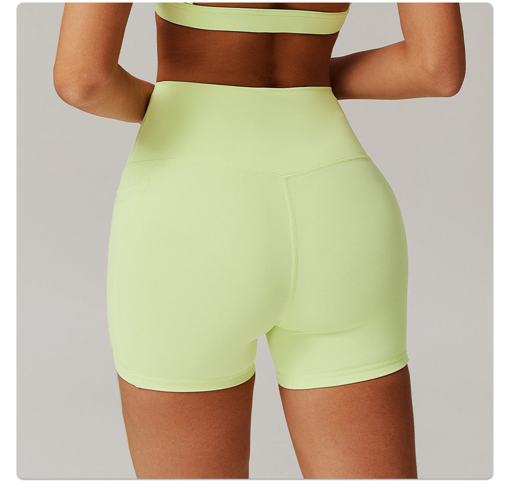 Cross-border cloud-feel quick-drying waist-slimming and comfortable yoga set, casual wear, running and fitness sports set 182