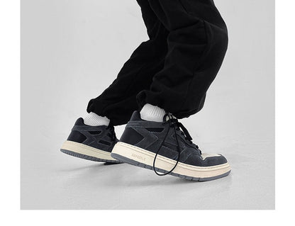 Representative Retro Low-Top Genuine Leather Sneakers