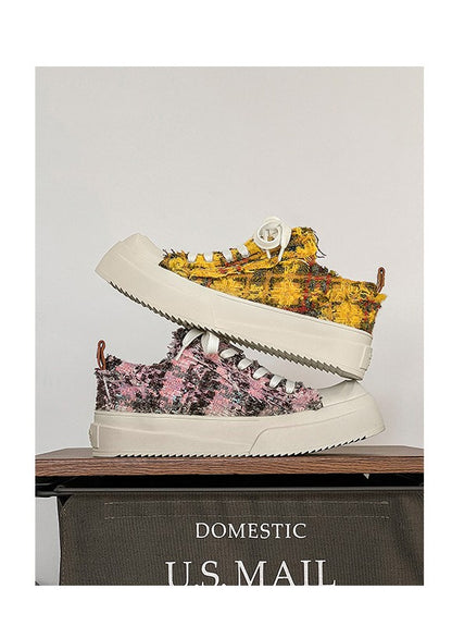 Celebrity Collaboration Versatile Casual Sneakers for Men and Women