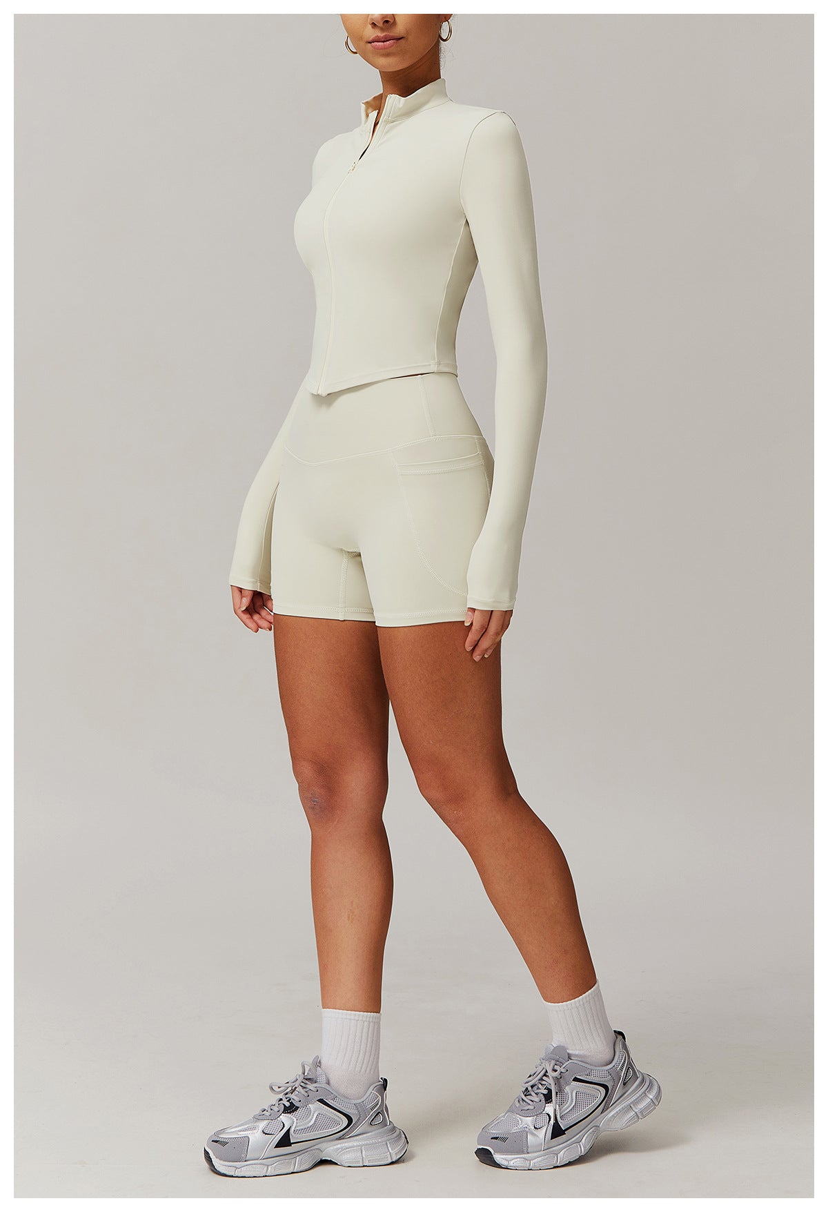 Cross-border cloud-feel quick-drying waist-slimming and comfortable yoga set, casual wear, running and fitness sports set 182