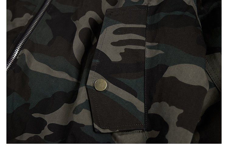 UNS American Heavy Retro Camouflage Flying Suit Jacket Men's and Women's National Fashion Brand Loose Thickened Warm Cotton Coat Jacket 139