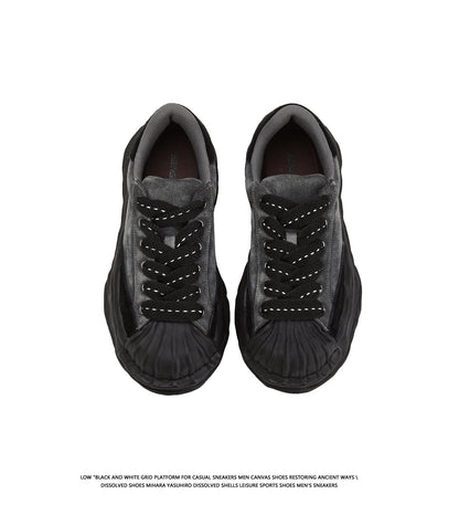 Shell Toe Dissolving Casual Shoes