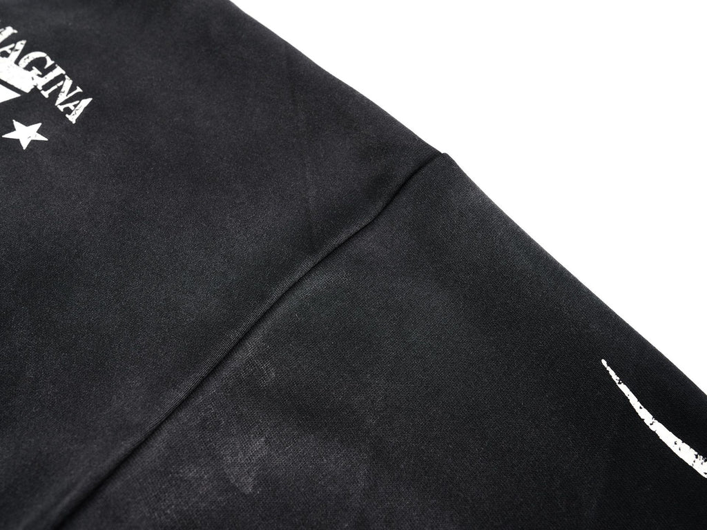 Eon Modish 2025 Spring New Arrival: American Retro Simple Loose Long-Sleeve T-Shirt (Real Shot) 136