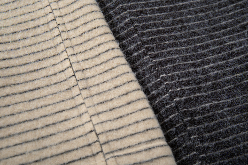 New American Retro Minimalist Versatile Striped Hooded Sweatshirt with Fur Collar Jacket 180