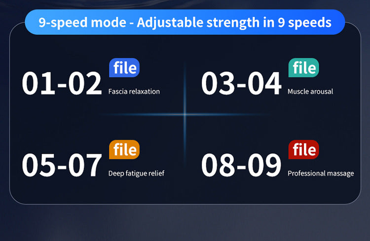 Cross-border multi-head fascia gun for back, waist, and hand vibration muscle massage, rechargeable fascia massager wholesale