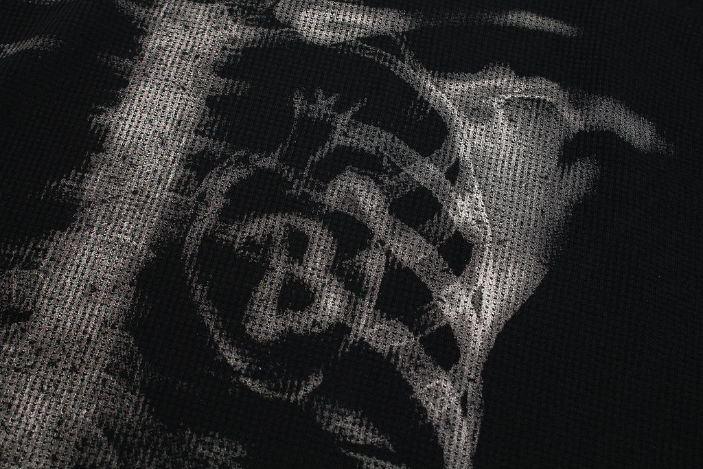 Fall New American Street Style High Street Personalized Graphic Long-Sleeve T-Shirt 126