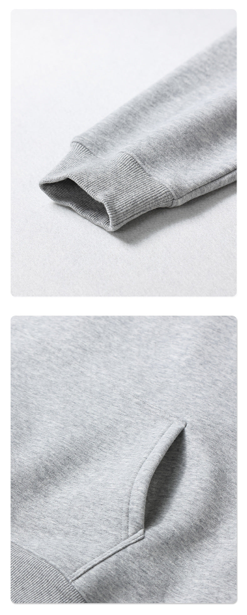 2025 Autumn/Winter New Arrival: Oversized Fleece-Lined Trendy Men's Hoodie and Pants Set 132