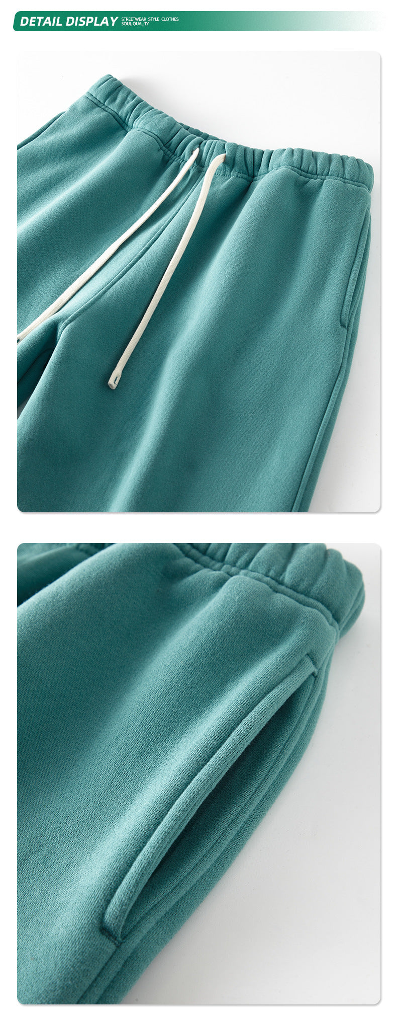 2025 Autumn/Winter New Arrival: Oversized Fleece-Lined Trendy Men's Hoodie and Pants Set 132