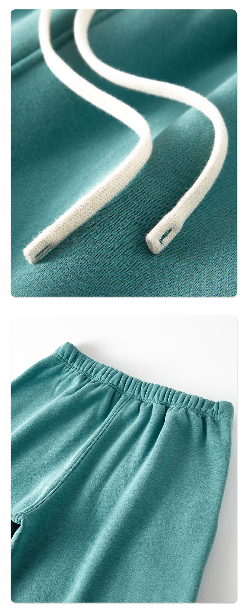 2025 Autumn/Winter New Arrival: Oversized Fleece-Lined Trendy Men's Hoodie and Pants Set 132