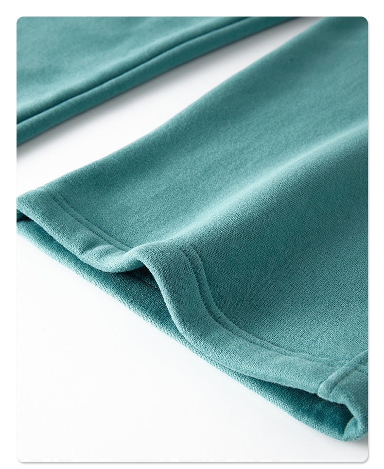 2025 Autumn/Winter New Arrival: Oversized Fleece-Lined Trendy Men's Hoodie and Pants Set 132