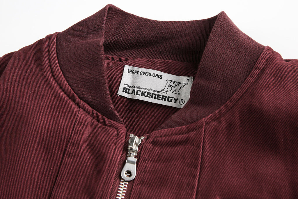 trendy brand, presents its 2025 Fall New American Retro Distressed Bomber Jacket/Baseball Jacket for Men and Women. 151