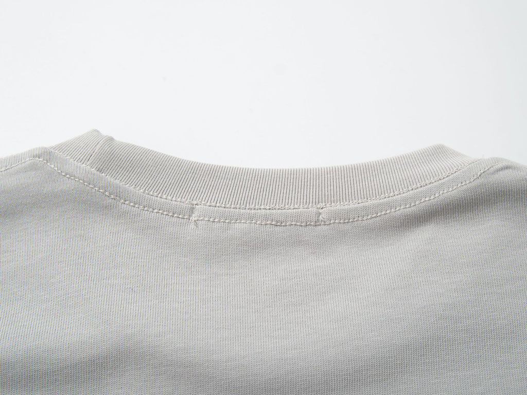 Men's 2025 Autumn American Street Hip Hoodie Faux Two-Piece Dark Print T-Shirt Long Sleeve 165