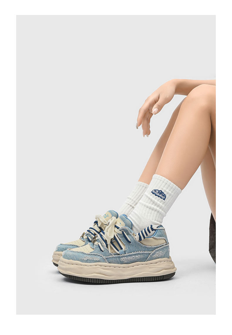 High street wave sneakers