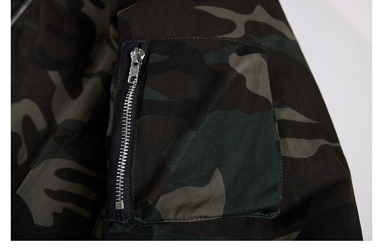 UNS American Heavy Retro Camouflage Flying Suit Jacket Men's and Women's National Fashion Brand Loose Thickened Warm Cotton Coat Jacket 139