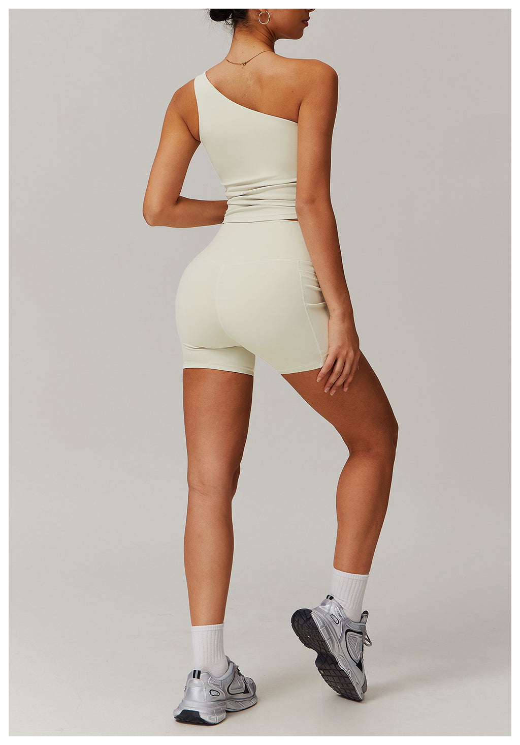 Cross-border cloud-feel quick-drying waist-slimming and comfortable yoga set, casual wear, running and fitness sports set 182