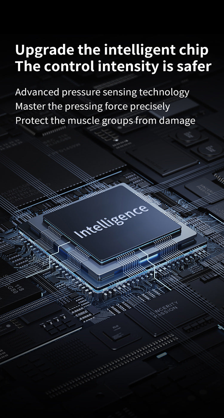 Cross-border multi-head fascia gun for back, waist, and hand vibration muscle massage, rechargeable fascia massager wholesale