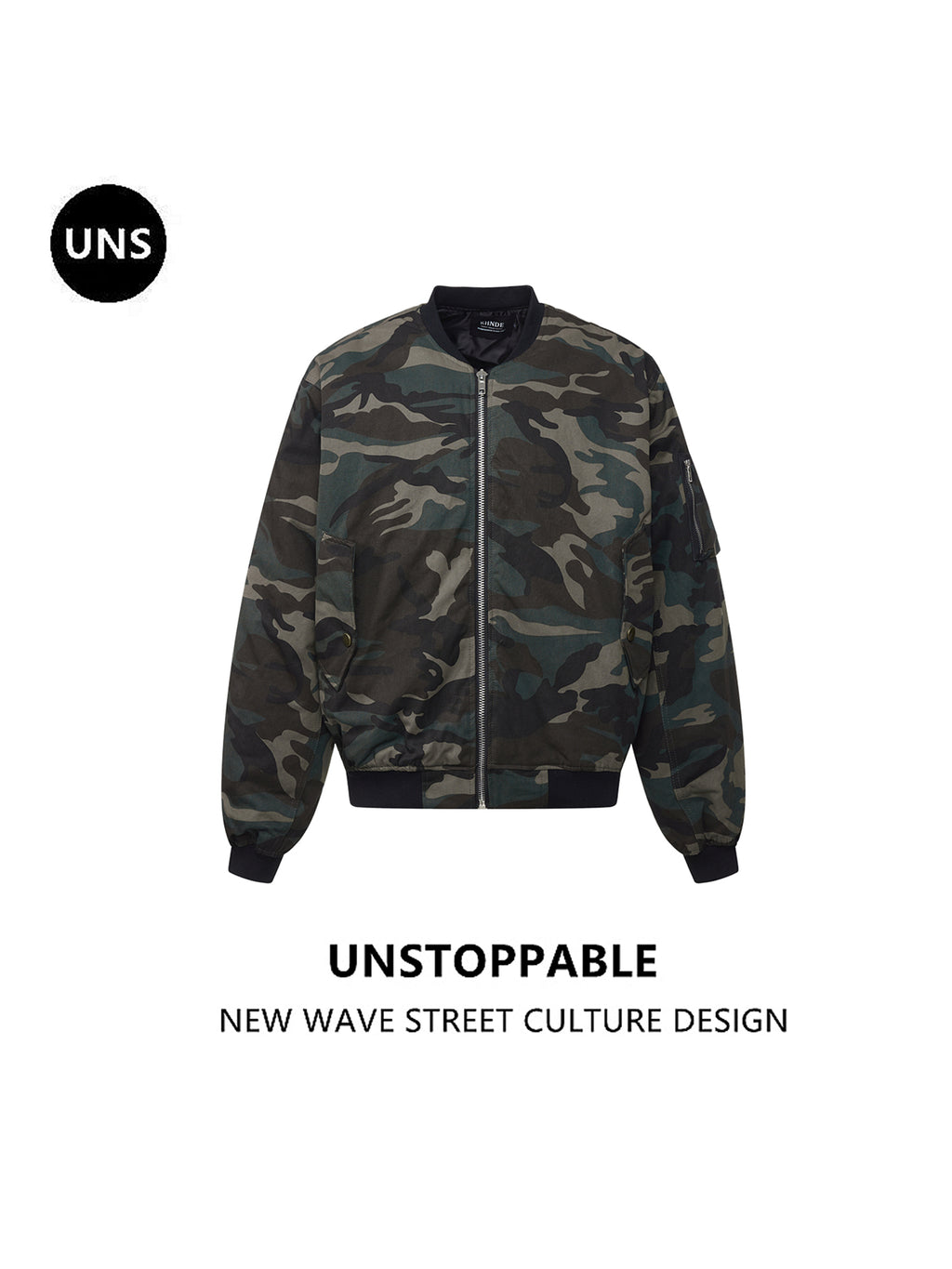 UNS American Heavy Retro Camouflage Flying Suit Jacket Men's and Women's National Fashion Brand Loose Thickened Warm Cotton Coat Jacket 139
