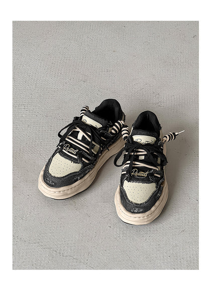 Thick-Soled  Invisible Height-Increasing Washable Dissolving sneakers