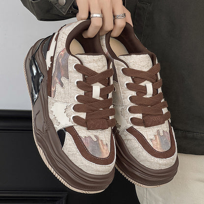 Thick-Soled Unisex Amber Style Melting sneakers