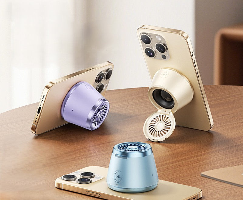 Remax Mini Magnetic Stand for Portable Bluetooth Speakers and Phone Holders with TWS Connectivity