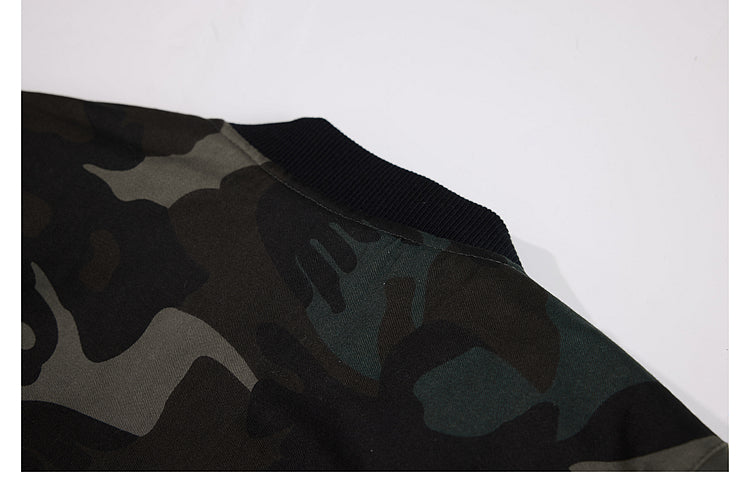 UNS American Heavy Retro Camouflage Flying Suit Jacket Men's and Women's National Fashion Brand Loose Thickened Warm Cotton Coat Jacket 139