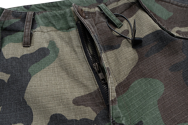 CWHAT American-style multi-pocket detachable two-way workwear casual loose camouflage pants; VIBE wide-leg paratrooper pants.