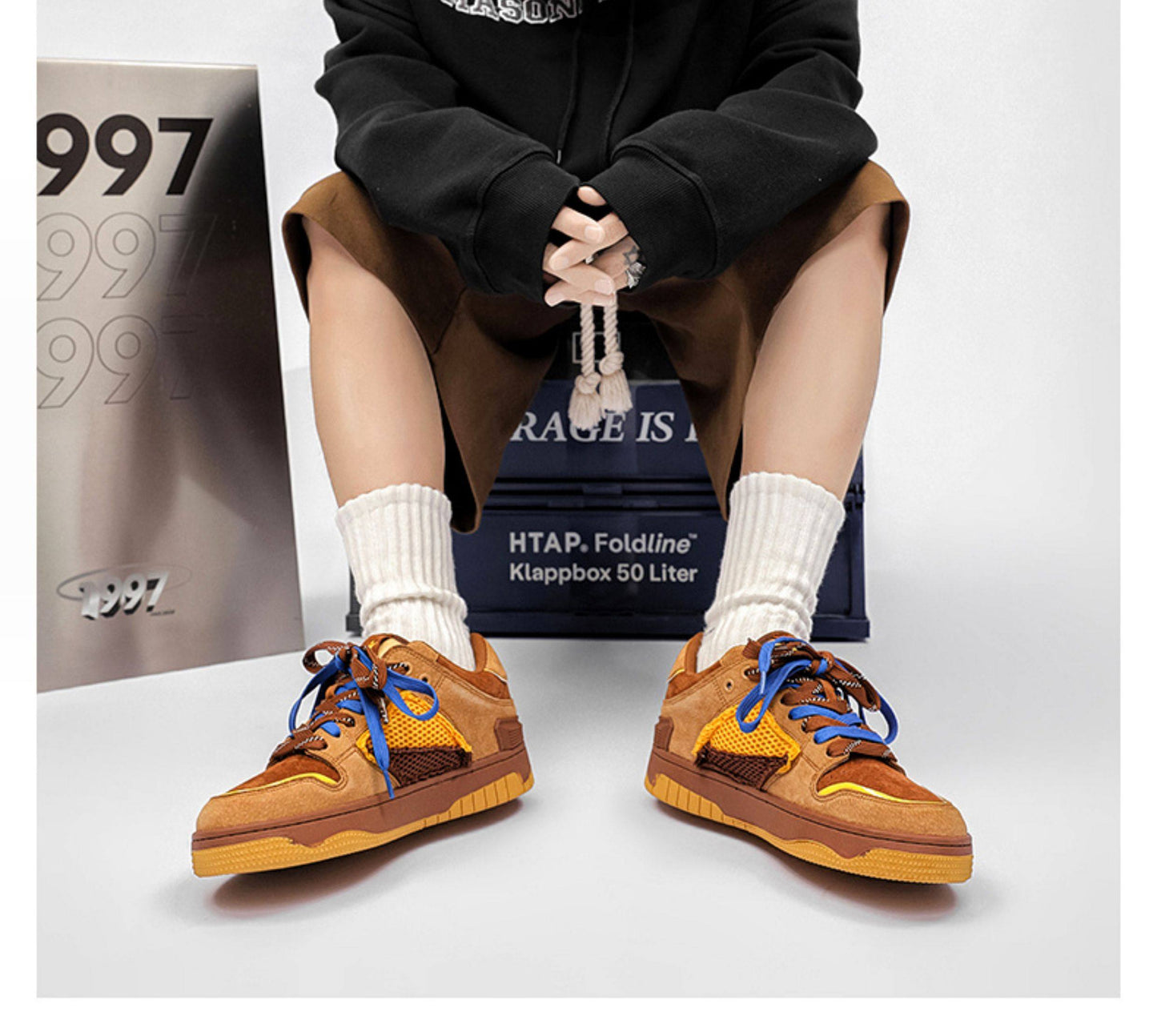 National Trend Retro Couple Skateboard Shoes