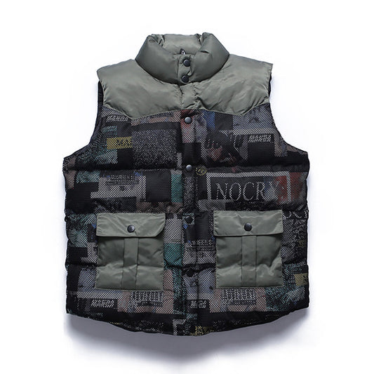 Comfort Tooling Cotton Stitching Mesh Camouflage Vest