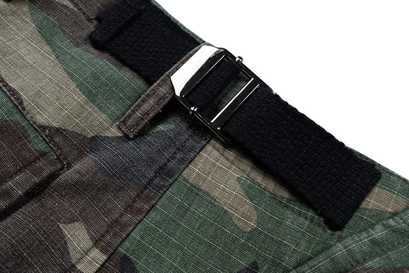 CWHAT American-style multi-pocket detachable two-way workwear casual loose camouflage pants; VIBE wide-leg paratrooper pants.