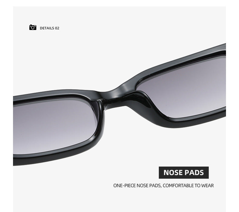 New B Family European and American Retro Small Frame Sunglasses Female Internet Celebrity Street Photography Square Sunglasses Cross-Border Versatile Sunglasses