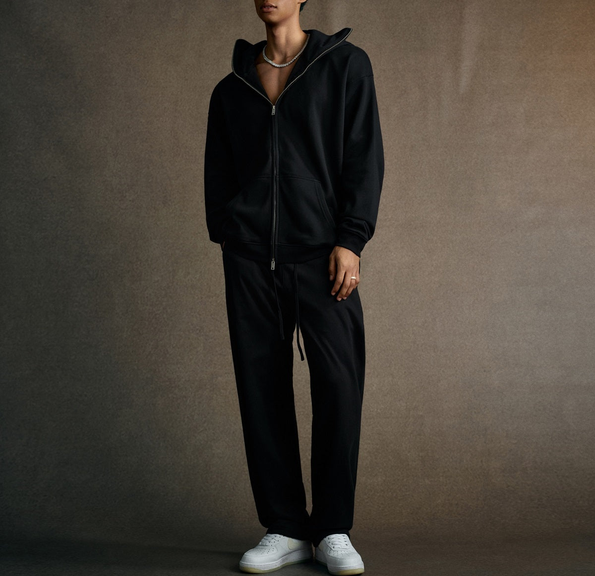 25ss Design Heavyweight Loose Outdoor Windproof Face Mask Hoodie Sweatshirt Fleece Zipper Cardigan Jacket for Men 146