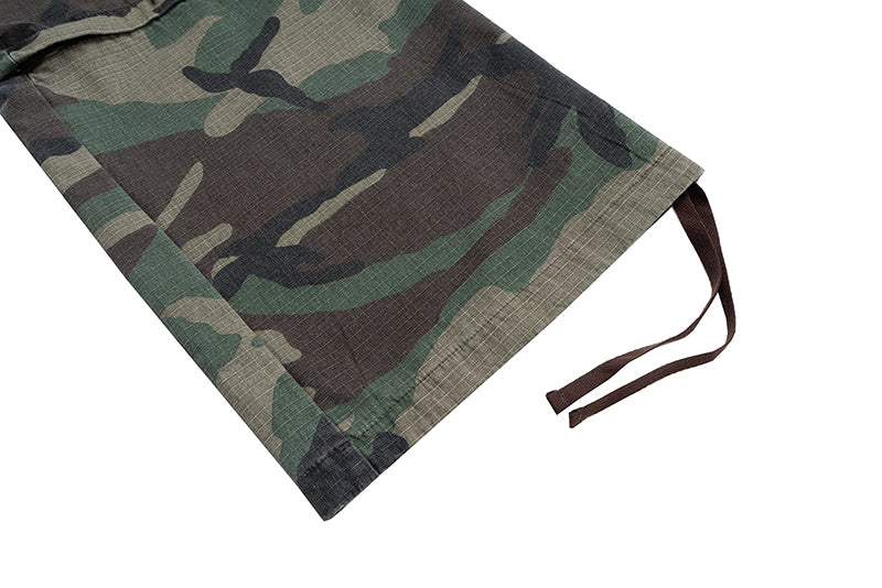 CWHAT American-style multi-pocket detachable two-way workwear casual loose camouflage pants; VIBE wide-leg paratrooper pants.