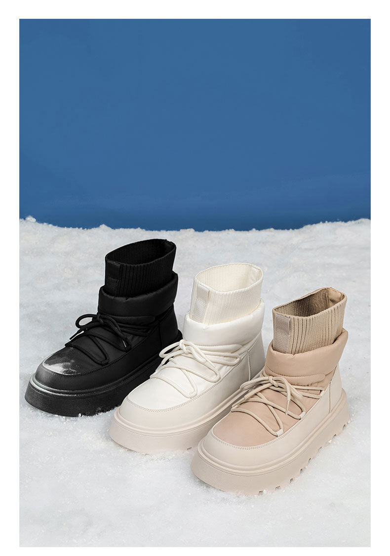 Waterproof Non-Slip Fleece Lined Snow Boots