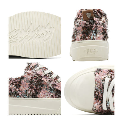 Celebrity Collaboration Versatile Casual Sneakers for Men and Women