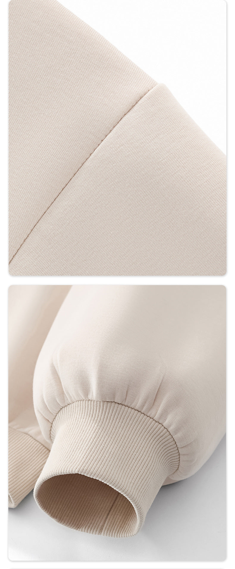 RS Men's Clothing | Boxy Square Fit Short & Wide 350G Hooded Sweatshirt, Cross-border Trendy American Style Hooded Sweatshirt for Men 140