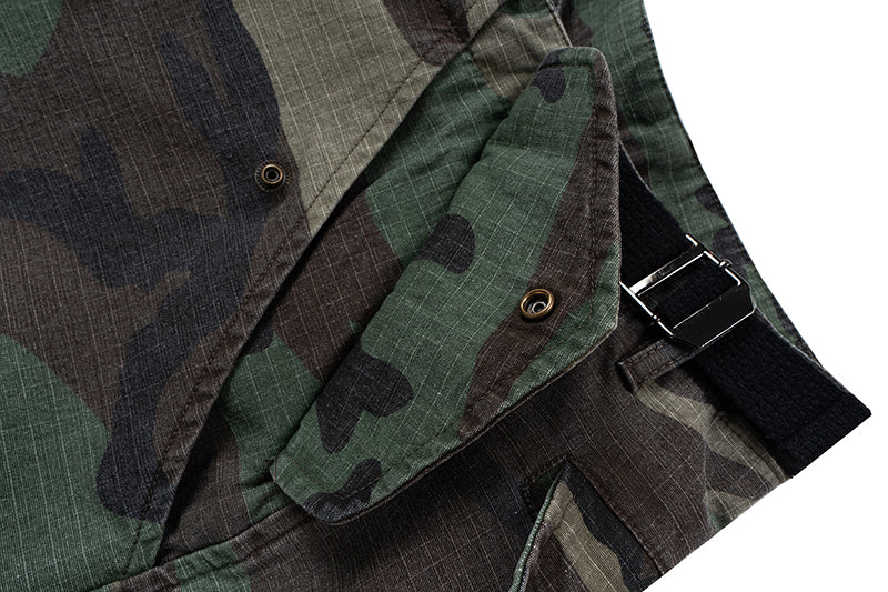 CWHAT American-style multi-pocket detachable two-way workwear casual loose camouflage pants; VIBE wide-leg paratrooper pants.