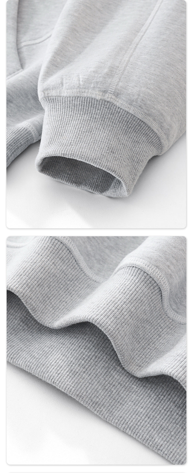 RS Men's Clothing | Cross-border 350G Hasselblad Line Boxy Hoodie Sweatshirt and Sweatpants Set, American Hip Hop Fleece Set 124